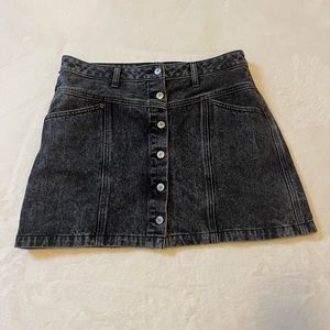 Abercrombie & fitch denim mini skirt